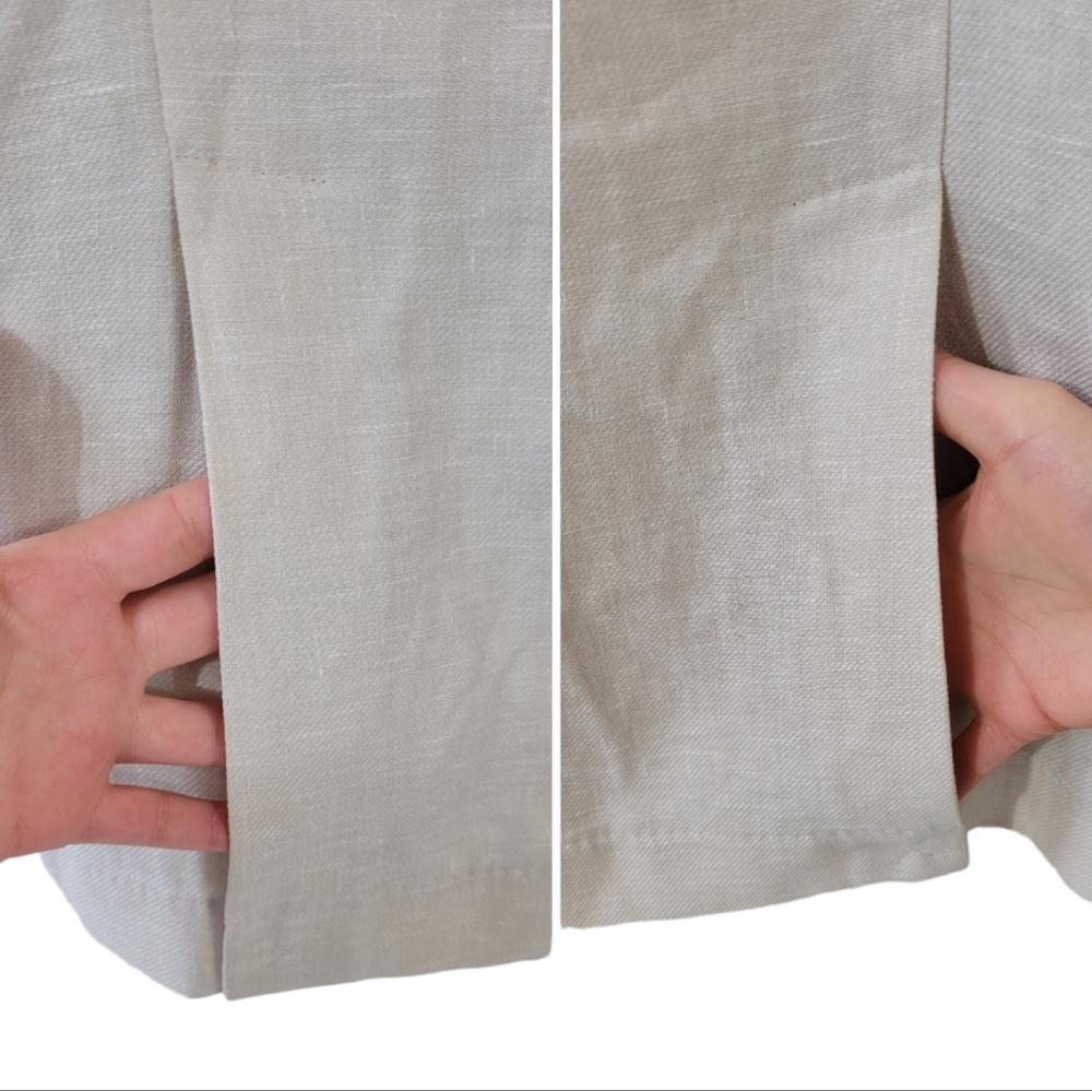 BRUNELLO CUCINELLI Light Beige Linen Wool Silk Blend Sport Jacket Sz IT 50 US 40 - Picture 13 of 16